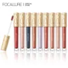 FOCALLURE 15 Colors Metallic Lip Gloss Glitter Liquid Lipstick Diamond Lip Tint Moisturizing Shiny Lip Glaze Makeup Cosmetics 2