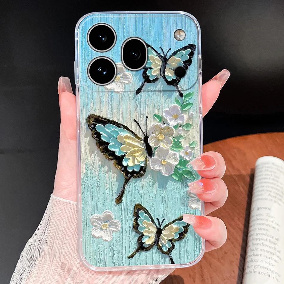 Clear Cool Stars Vibe Shockproof Silicone Phone Case