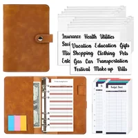 A6 Planner Notebook Agenda Budget Workbook French Budget Envelope Binder Binder Pockets For Money Budget Saving Bill Organizer 1