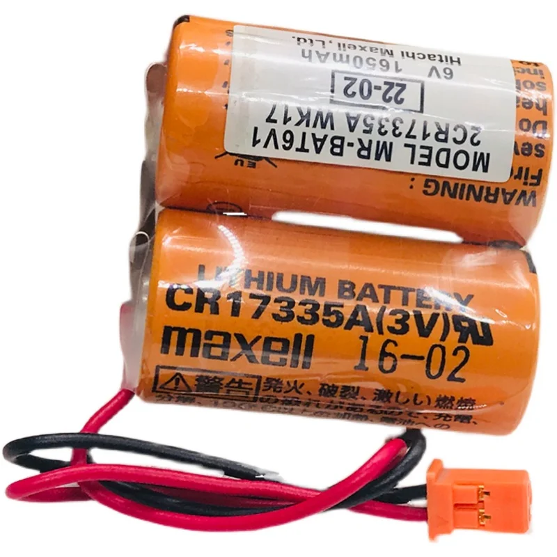 MR-BAT6V1 2CR17335A WK17 6V 1650mAh Lithium Battery for M80 Driver MR-J4  servo System at ₹ 700/piece | Maxell Battery in Bengaluru | ID:  2852999994712 (15個入り) MR-BAT6V1SET 6V 1650mAh PLC 互換用 リチウム電池 2CR17335A WK17 MR-J