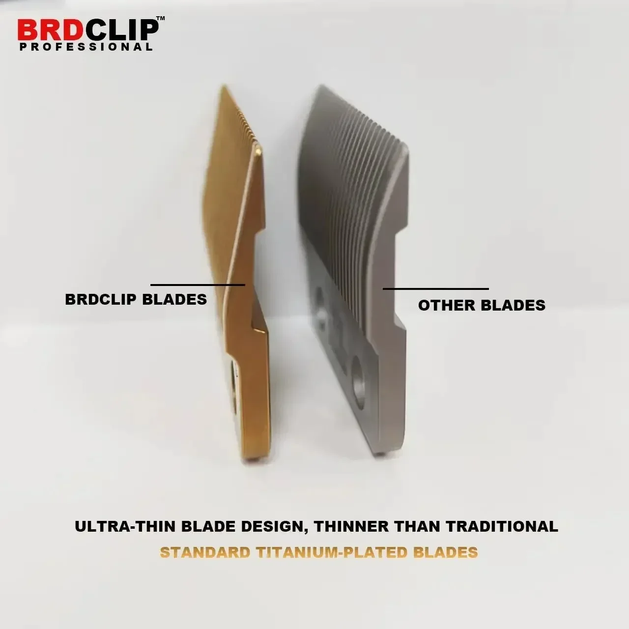 BRDCLIP Blade Replacement for 2020C KULILANG VGR V003 Madeshow M10 Professional Hair Clipper Titanium Plated Ceramics Blade 6