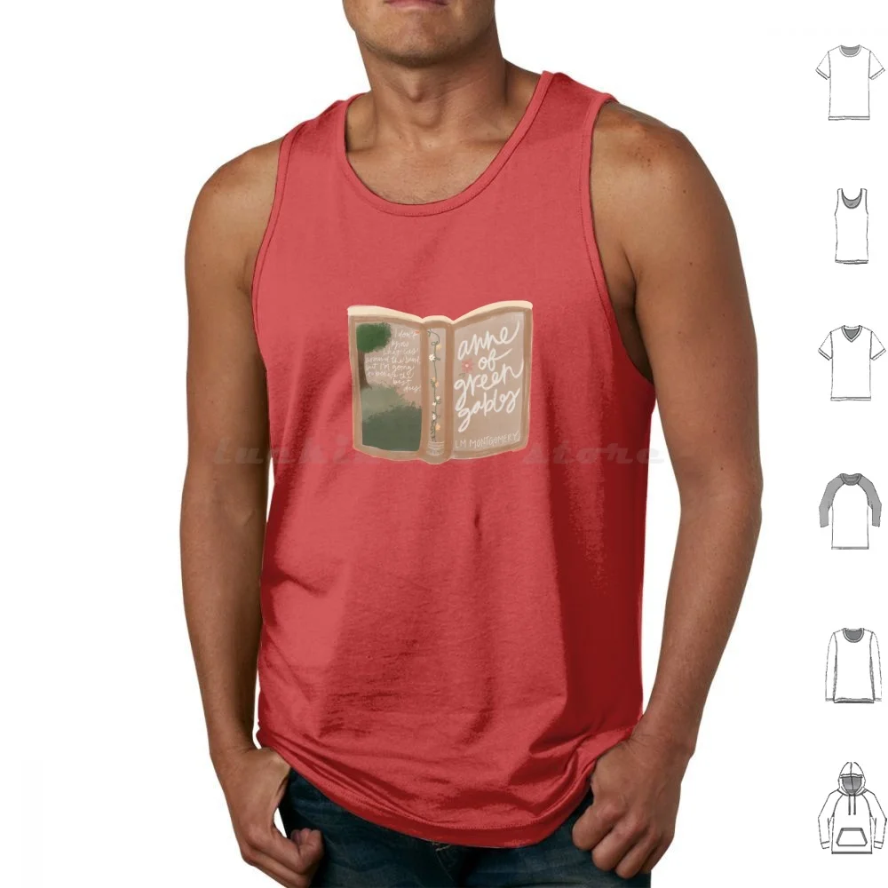 Anne Of Green Gables Book Tank Tops Print Cotton Anne Of Green Gables Anne Shirley Anne Anne With An E Avonlea Green