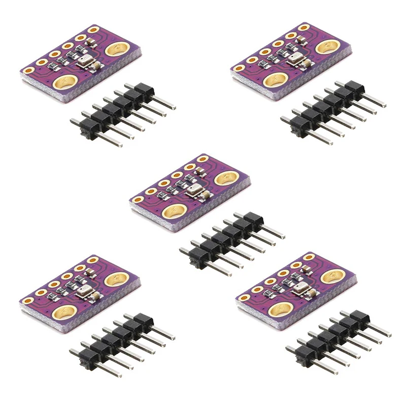 5pcs BMP280 3.3V 5V Sensor de pressão atmosférica GY-BMP280-3.3 Módulo sensor de temperatura e umidade para Arduino
