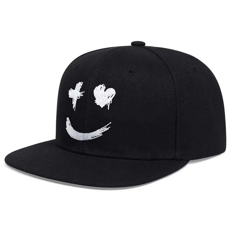 Baseball Cap Unisex Personality Ghost Expression Embroidery Hip-hop Outdoor Adjustable Casual Sunscreen baseball cap