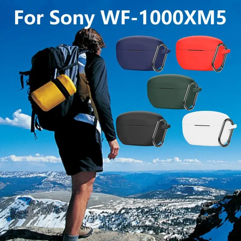 Custodia Di Ricarica Custodia Protettiva In Silicone Per Auricolari Sony Wf-1000Xm5, Maniche Per Caricabatterie Auricolari Wireless Con Cancellazione 