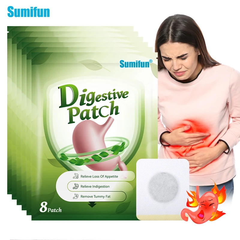 

8/24/40/80Pcs Sumifun Digestive Patch Gastritis Gastroenteritis Navel Sticker Flatulence Diarrhea Indigestion Medical Plaster