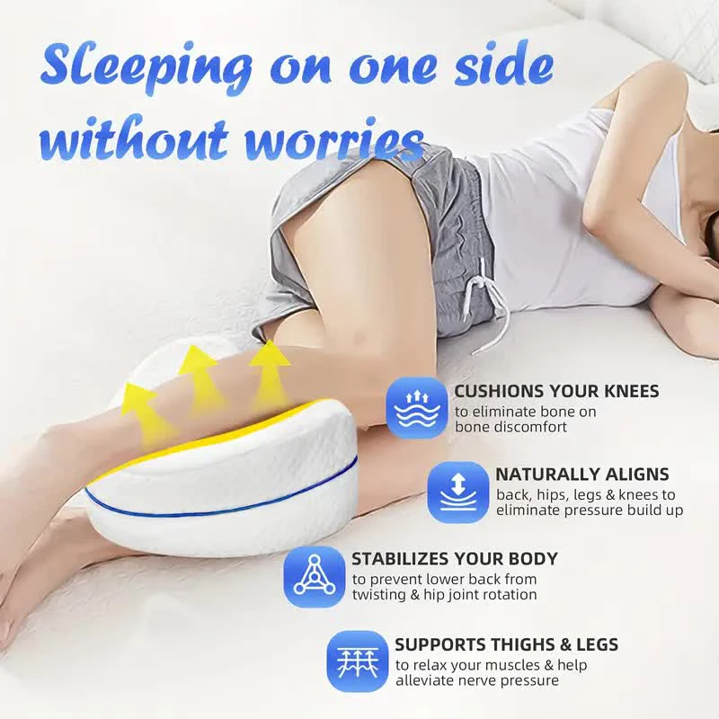 Leg Pillow Foam Memory Cotton Bed Thigh Pad Sleep Orthopedics Sciatica Pad Hip Body Joint Backache Relief
