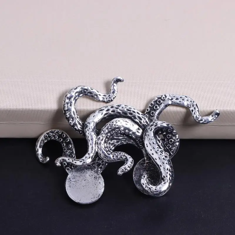 Zinklegierung Vintage Herren-Anzug Reversnadel Krokodil-Tiger-Form Gravierte Pins Langlebige Klassische Formelle Accessoire-Anstecknadeln – Detail 8