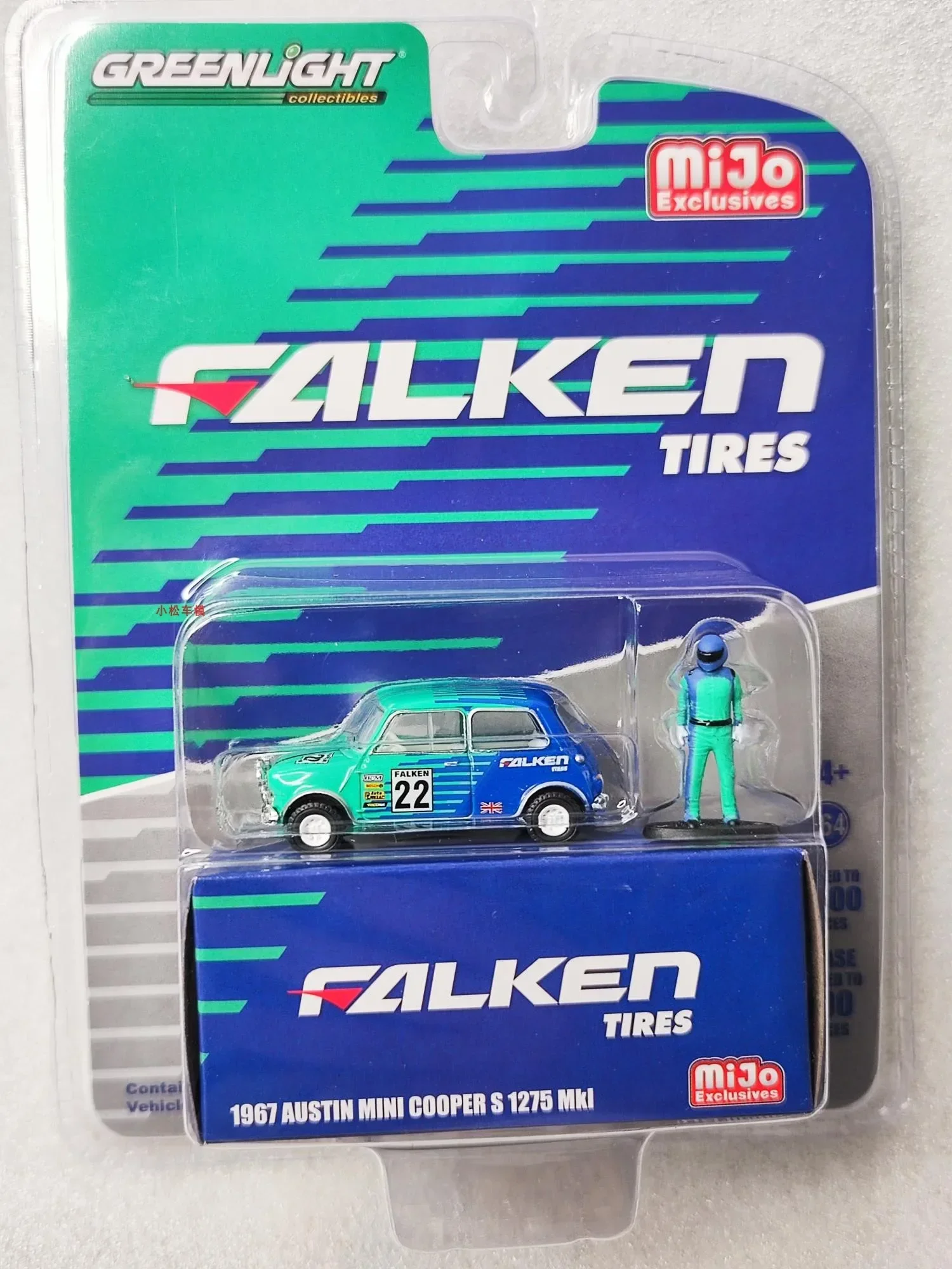 Model miJo1:64 1967 Austin Mini Cooper S 1275 MKI Feijin #22