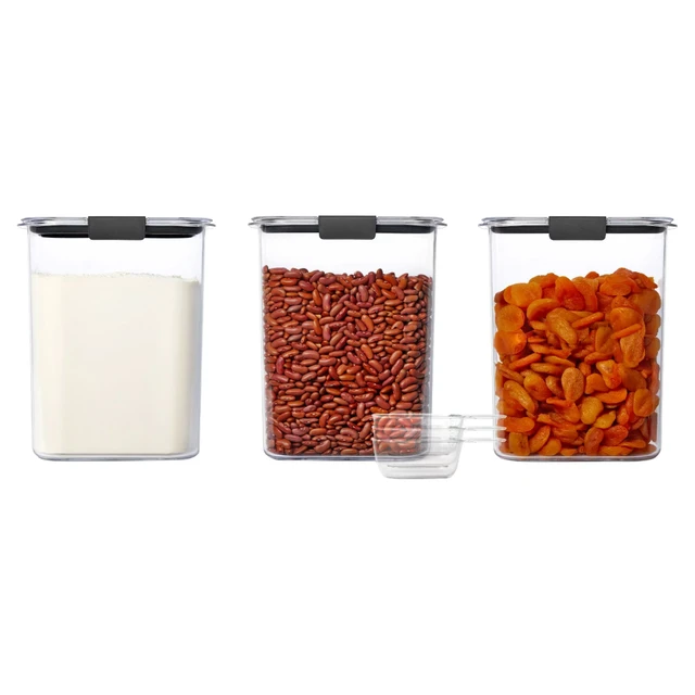 Air Tight Containers Pantry  Plastic Food Storage Container - 3 Storage  Jars - Aliexpress