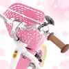 Girls' 12-16 Inch Bike with Training Wheels, Doll Seat, Basket, and Adjustable Seat for Ages 2-9