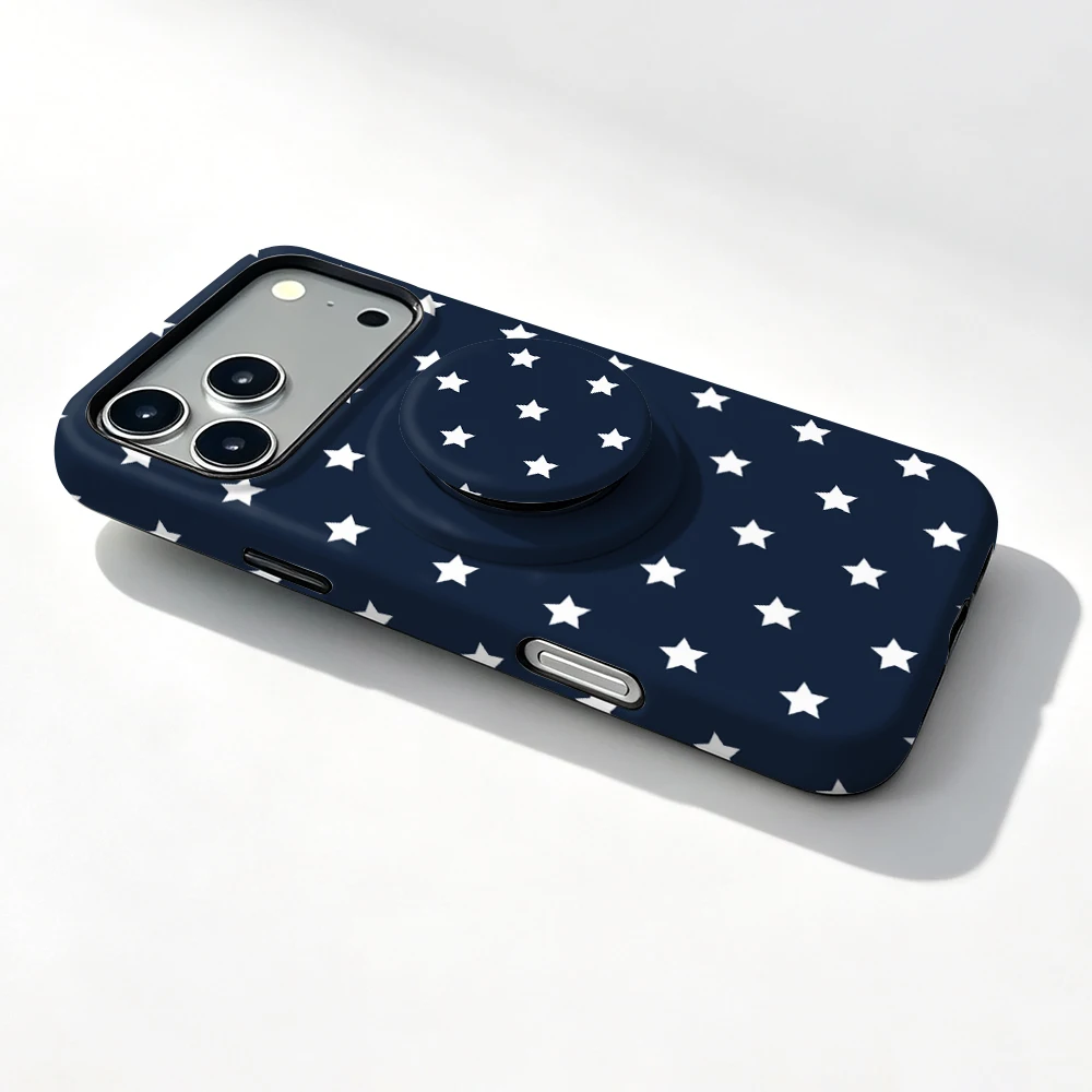 Magnetic Polka Dot Phone Holder Stand Case