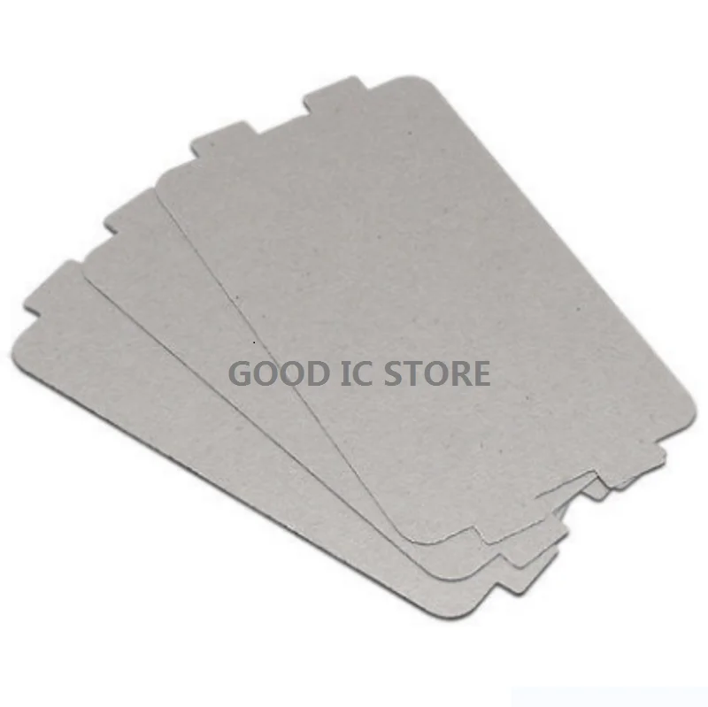 5PCS/LOT NEW 116X65mm microwave oven accessories Mica insulation board oil stain resistant 6.5 * 11.6cm currency 0.4mm thick