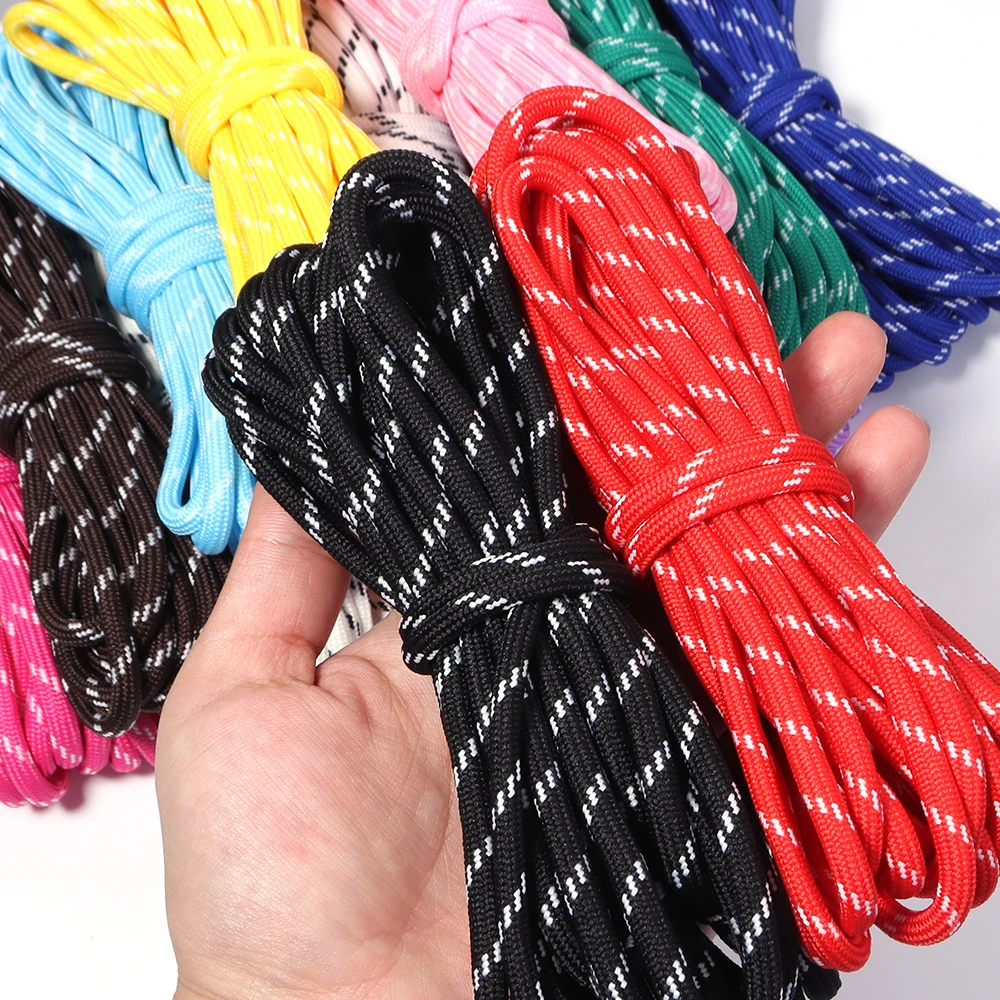Colorful 5mm Braided Polyester Nylon Cord - 5 Yards for Crafting & DIY Projects