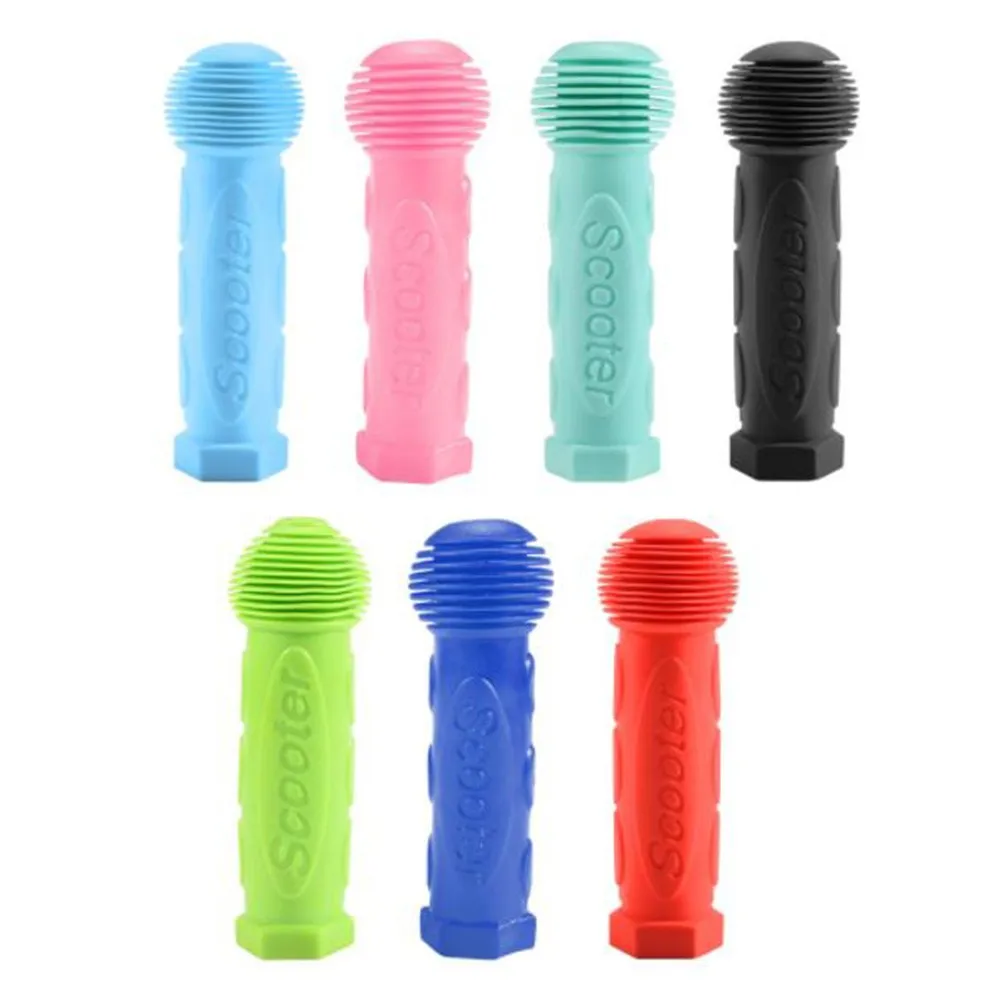 Description Picture 5 of item1 Pair Rubber Grip Bike Bicycle Handle Bar Grips Cover Anti-slip Tricycle Skateboard Scooter Handlebar For Kids Children Cycling