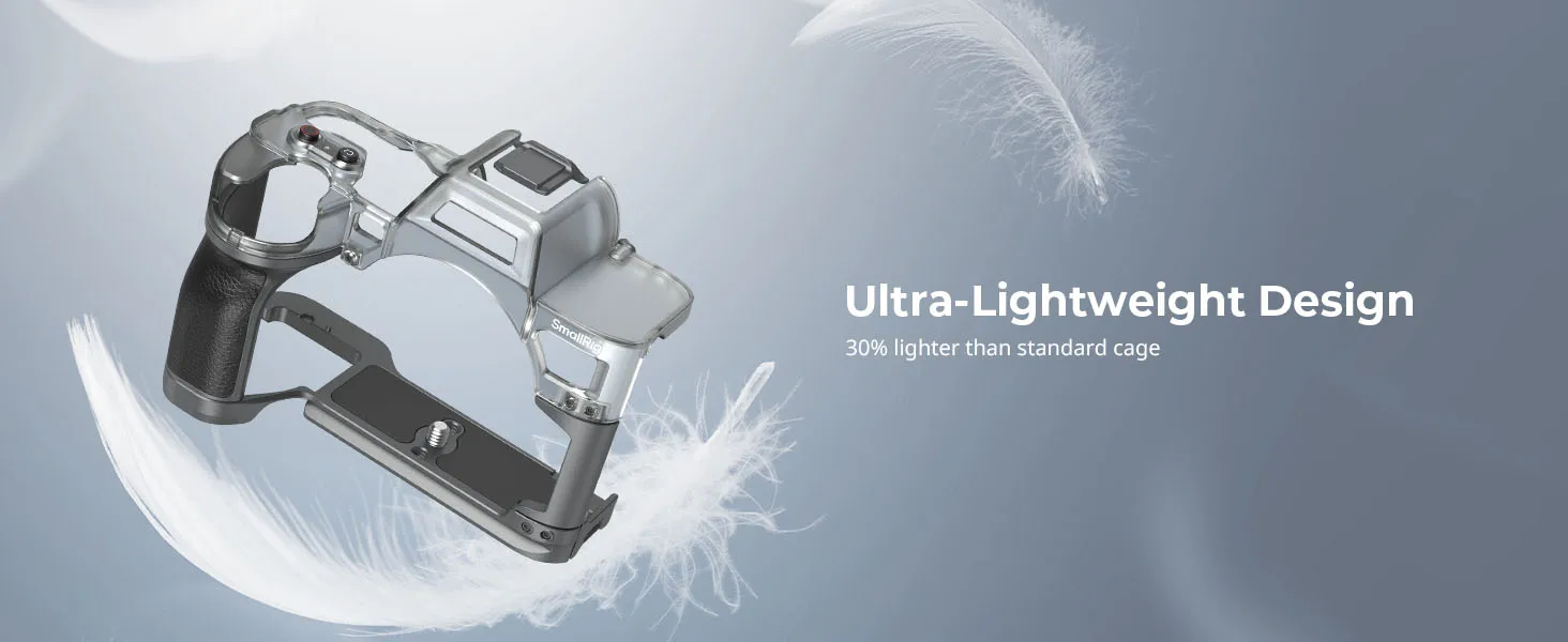 SmallRig A7 IV Hybrid-Modulargehäuse für Sony Alpha7 IV-Schutzkameratasche mit ergonomischem Griff und integrierter Platte für Arca-Swiss – Detail 6