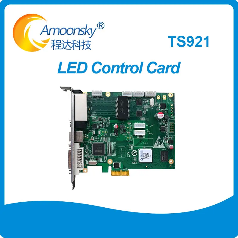 Linsn TS921 LED 전송 카드 지원 4K 비디오 소스 입력 풀 컬러 LED 스크린용 RCG 파일 읽기