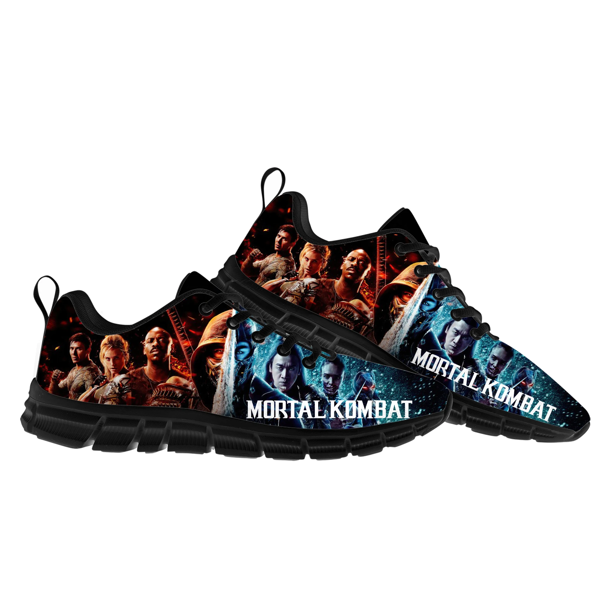 

Спортивная обувь Mortal Kombat, Мультяшные игры для мужчин, женщин, подростков, детские кроссовки, модные высококачественные кроссовки, изготовленные на заказ