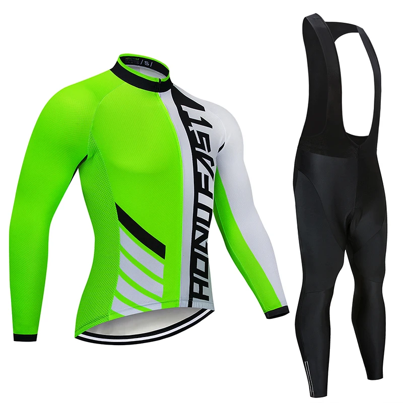 

Men Long Sleeve Bicycle Cycling Sets Anti-sweat Ridng Clothing Suits 3D Padding Cushion Sport Jerseys Customized/Wholesale