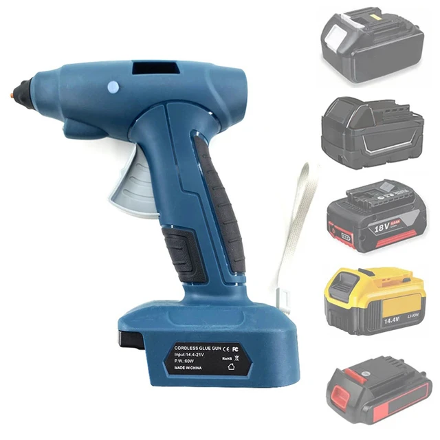 Cordless Hot Glue Gun for Milwaukee 18V Battery Use 11mm Glue Sticks DIY  Electric Heat Repair Tool Christmas Gifts(NO BATTERY) - AliExpress