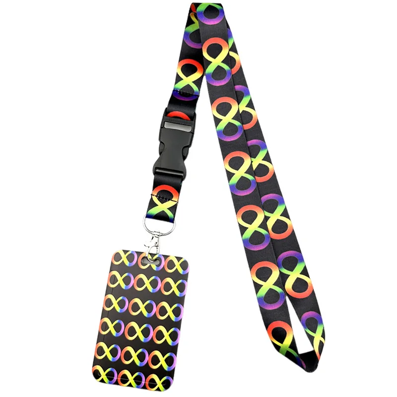 Llavero-cordón Con Mensaje Autism Awareness Y Pieza De Rompecabezas - PinMart, Con Seguridad Breakaway