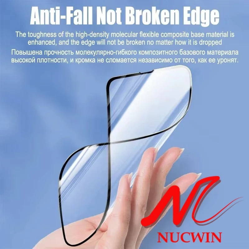 NUCWIN 2-Pack High Clarity Flexible Ceramic Screen Protectors