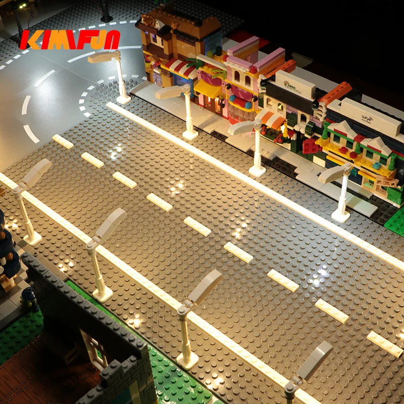 10PCS 0.8mm 핀 RGB LED 빌딩 블록 USB 램프 DIY 가로등 도시 전기 장식 1X1 벽돌 호환 모든 브랜드