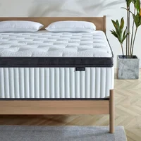 Queen Mattress, 10",12" & 14 Inch Innerspring Hybrid Mattress in a Box with Gel Memory Foam,Pressure Relief,Medium Firm Support 1