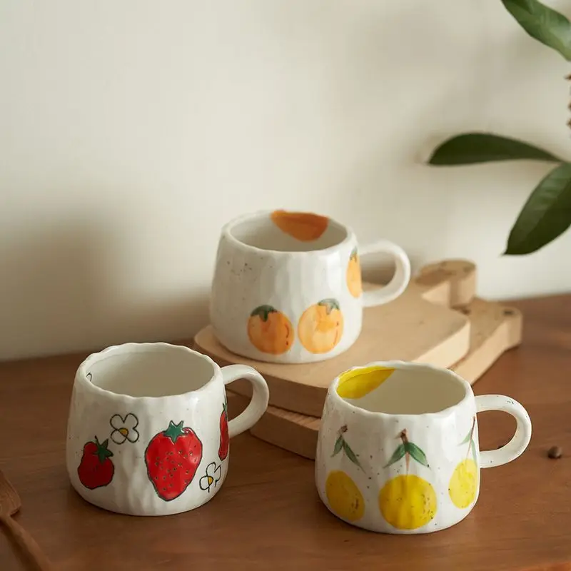Tasses En émail Vintage - Lot De 3 (blanc, Rouge, Jaune) - Résistantes à La Chaleur, Style Rétro