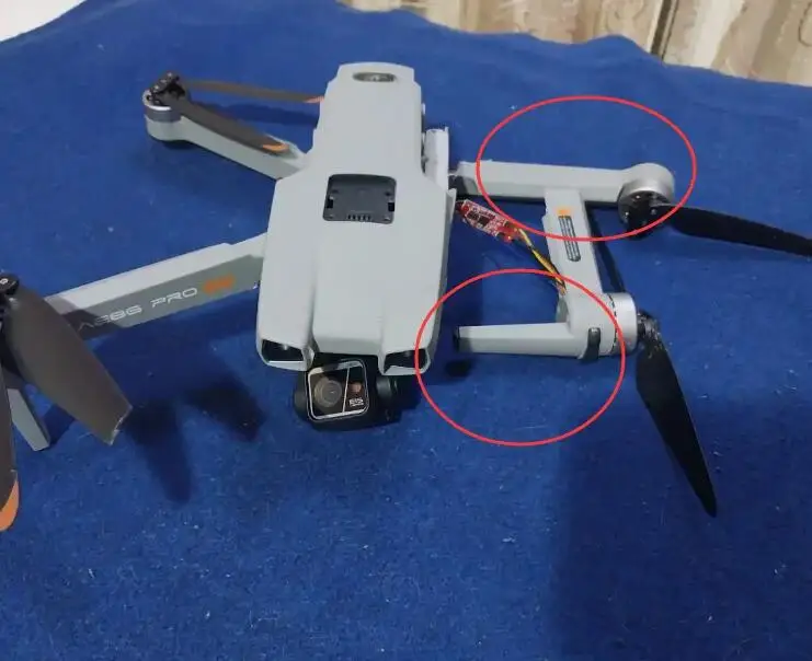 

2pcs without motor Boom