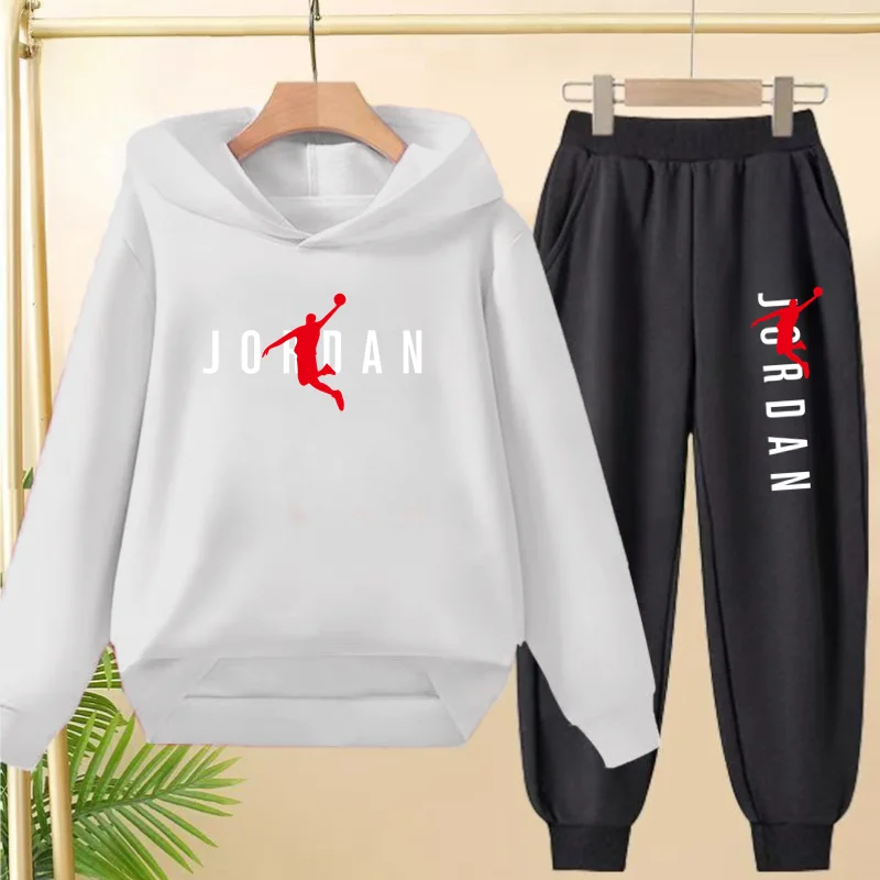 Die Kindersportbekleidung, einschließlich Kapuzenpullover und langer Hose, eignet sich für Kinder im Alter von 3 bis 13 Jahren, um beim Sport zu beschäftigen – Detail 17