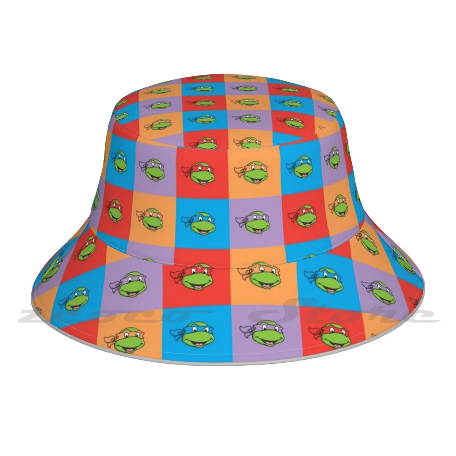 

Nostalgia Art Bucket Hat Outdoor Sports Breathable Present Fashion Cap Leonardo Nostalgia Art 1984 90S Hero Turtles 1987 87 Leo