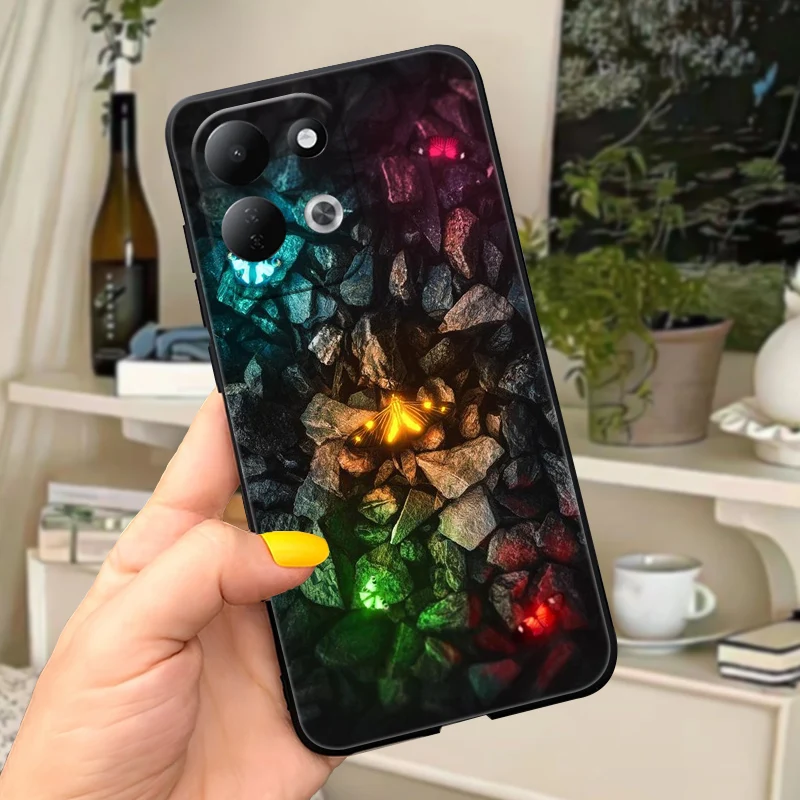 Luxury Silicone Printed Soft TPU Shockproof Bumper Phone Back Cover - Cute & Stylish Protective Case