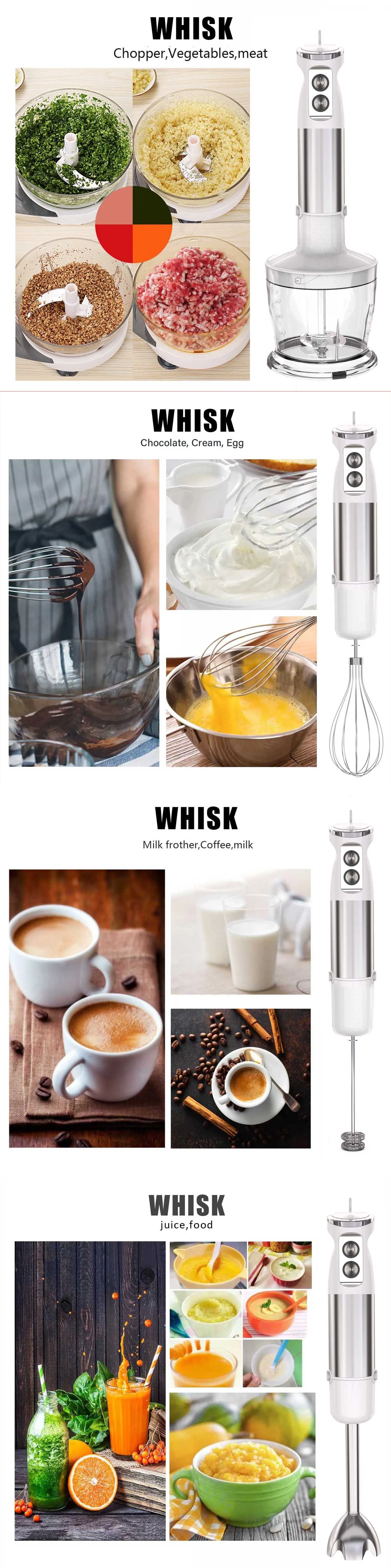 Description Picture 4 of itemMultifunctional portable kitchen food processor Baby food processor Handheld juicer Blender Meat grinder