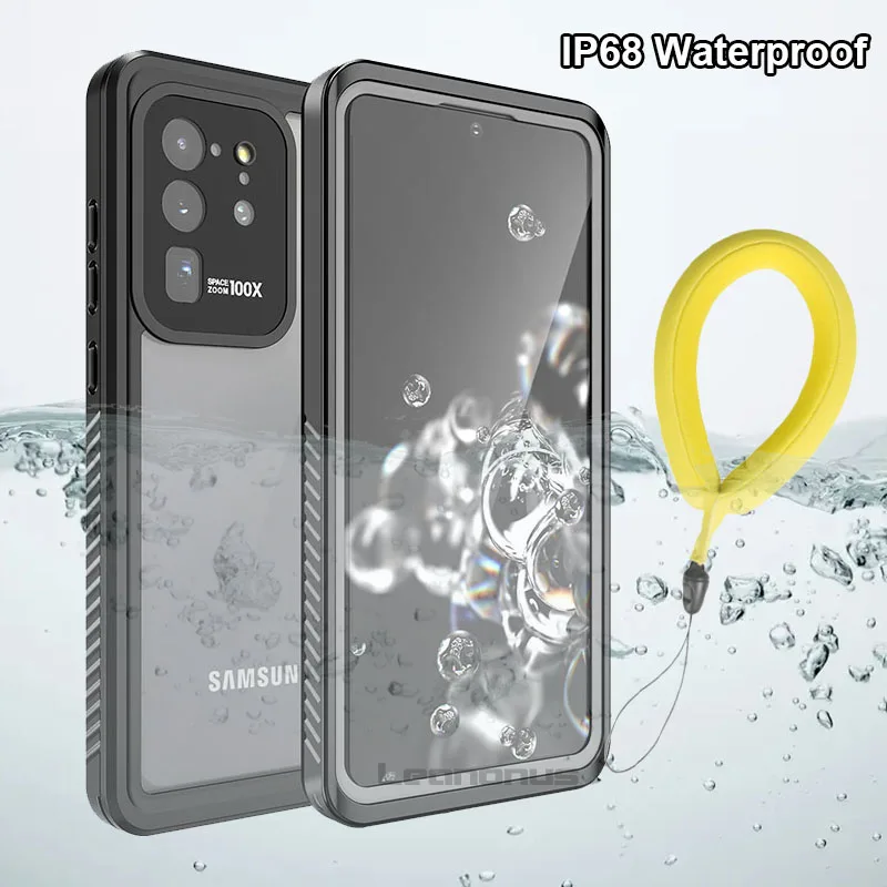 

Водонепроницаемый Чехол IP68 для Samsung Galaxy S20 Ultra Plus S20 FE, противоударный пылезащитный чехол для подводного плавания, прочные чехлы