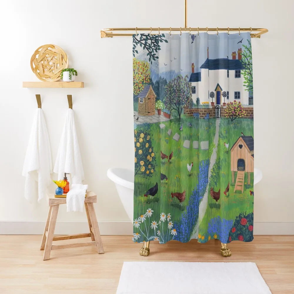 

The Hen House Shower Curtain Shower Bath In The Bathroom For The Bathroom Shower Bathroom For Curtain