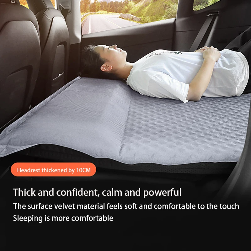 Auto Multi-function Inflatable Bed For Tesla Model 3/Model Y Special Air Mattress Car Bed Adult Sleeping Mattress Car Travel