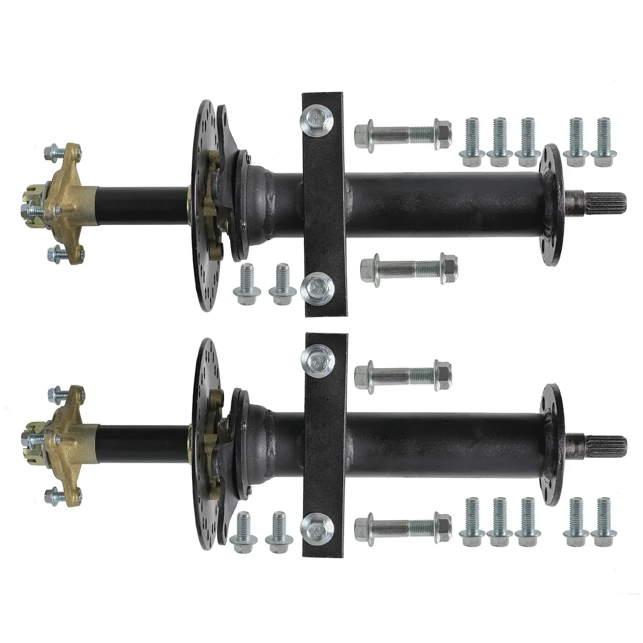 34" Rear End Differential Axle Kit Drive Shaft Wheel Hub Go Kart Trike Golf Cart