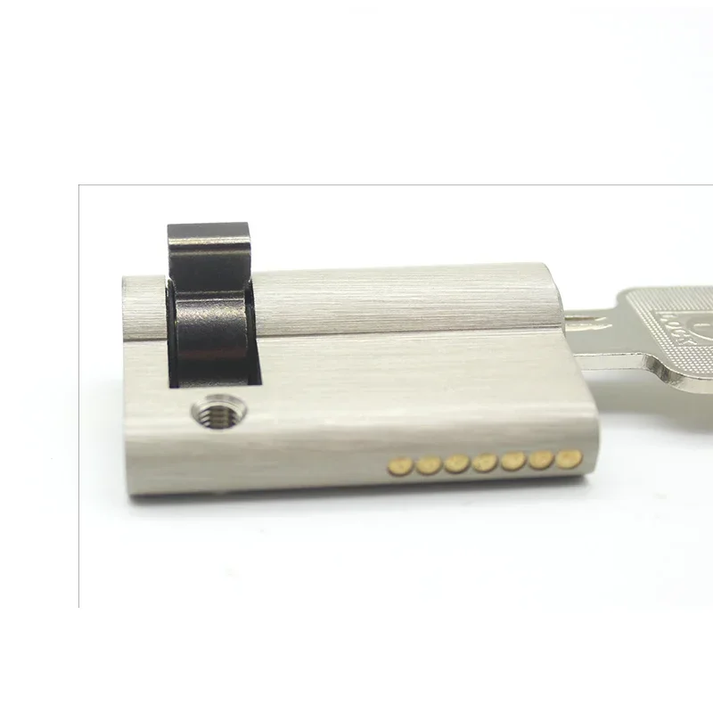 45mm 50mm 55mm 60mm Invisible door lock core glass door lock single side cylinder with knob for fire-proof