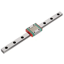 Miniature Linear Rail Carriage Slide Block, 12mm Width (200mm)