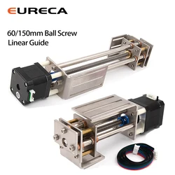 CNC Z Axis Slide Table 60mm 150mm DIY Milling Tool Motion Linear Actuator Guide Engraving Machine with NEMA17 42 Stepper Motor