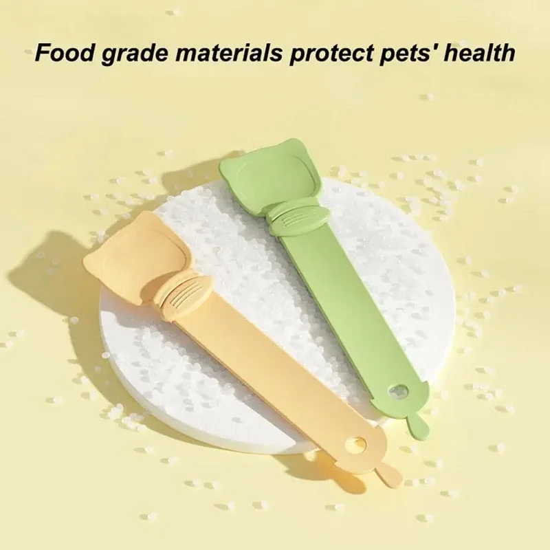 Title 6, Cat Strip Feeder Spoon Long Handle Cat Food Str...