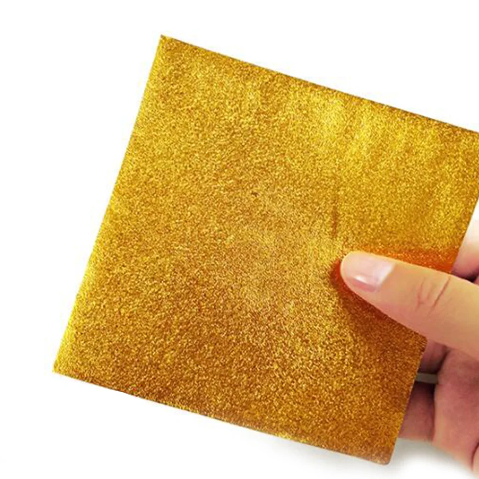 500 Fogli Di Carta Alluminio Dorata 12x12 Cm | Per Caramelle E Cioccolatini | Carta Regalo Alimentare Protettiva