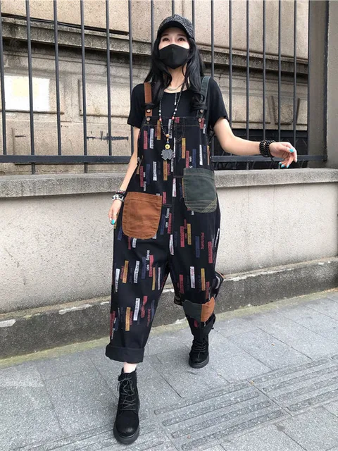 【値下げ中】Looplus Denim Overall Pants Amazon.com: LKOUS Casual Cargo Denim Jumpsuit for Women