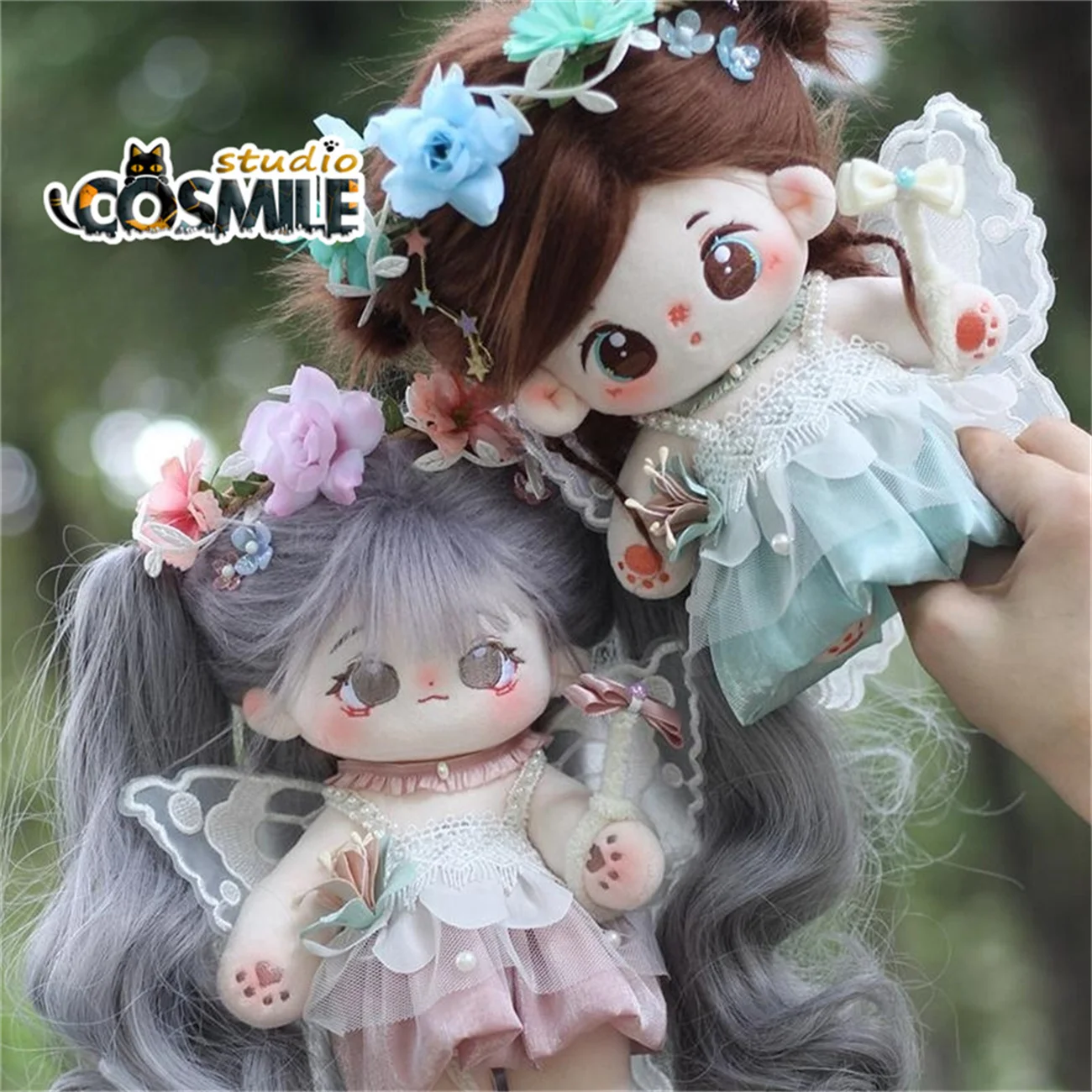 

Kpop Звездный идол сценическое шоу бабочка сказка платье эльфа костюм CP для 20 см плюшевая кукла мягкая одежда плюшевая одежда KL Oct