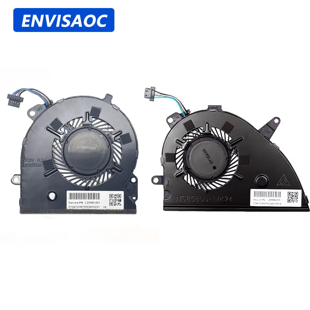 For HP Pavilion 15-CW 15-CS 15T-CS TPN-Q208 TPN-Q210 Laptop CPU GPU Cooling Fan Heatsink Fan Cooler L25584-001 L25585-001 cooling fan
