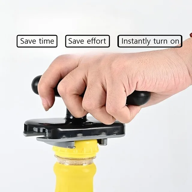 ที่เปิดกระป๋องแบบแมนนวลสำหรับผู้สูงอายุ – ขอบเรียบ, ด้ามจับจับง่าย, ที่เปิดขวดในตัว, ป้องกันสนิมและอุปกรณ์ครัวแบบพกพา 4