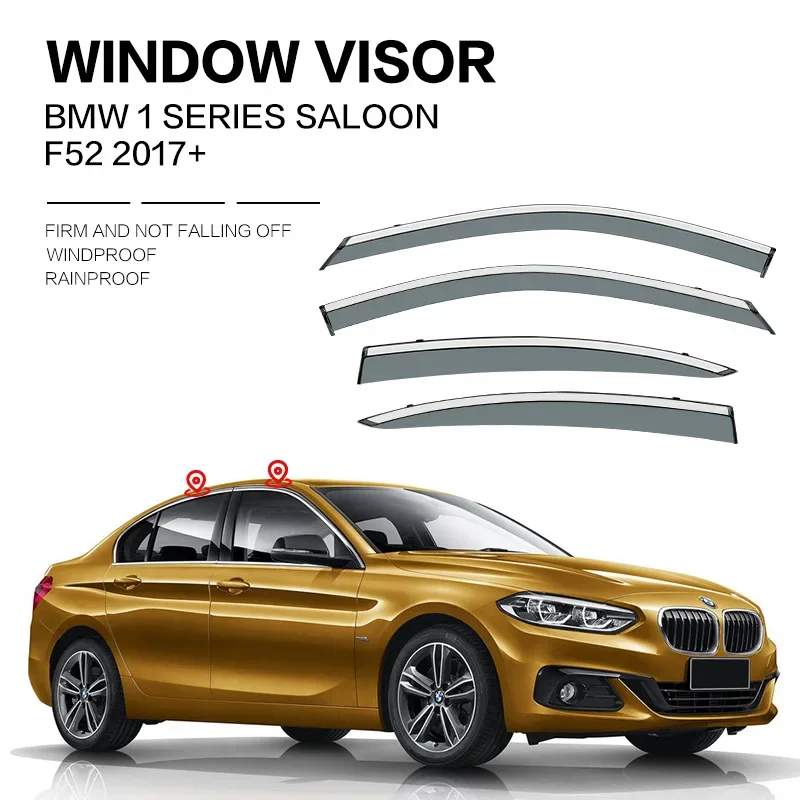 

4 шт. оконный козырек для BMW 1 серии E87 F20 F52 автомобильный козырек от солнца дождя внешний козырек дефлектор защита автомобильный козырек поликарбонатные водопроводы