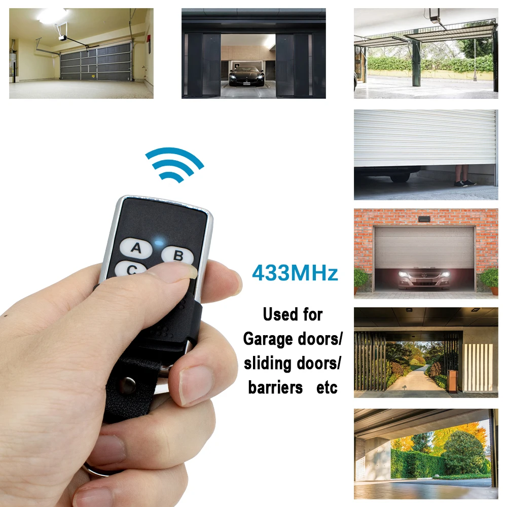 1/2/3/5 pezzi Nuovo telecomando universale multifrequenza compatibile con codice fisso e codice autoapprendente 280 MHz-868MHz 433.92MHz - Image 3