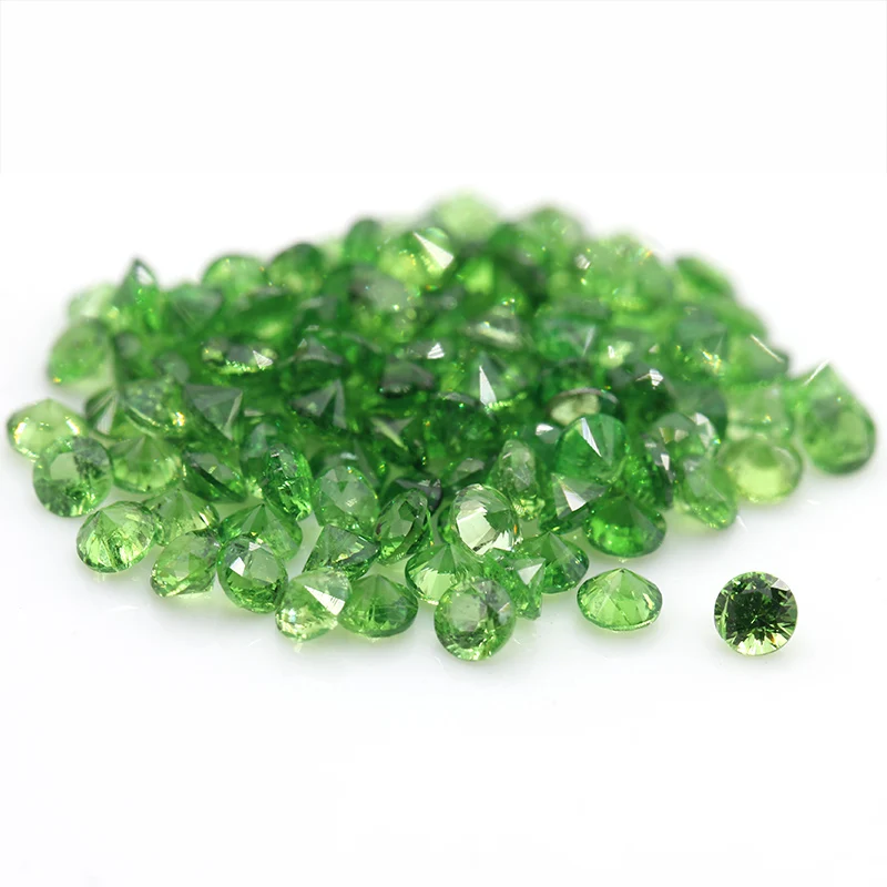 

Natural Chromium-vanadium Calcium Aluminum Garnet 1.9mm Loose Gemstone Jewelry Accessories with Stone